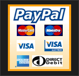 We Accept All Major Credit Cards Through PayPal